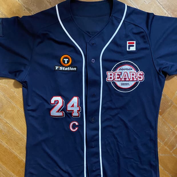 두산베어스 캡틴 오재원 24번 유니폼 (110)
