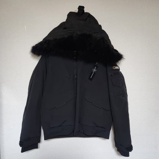 내셔널지오그래픽 오리털 패딩 90