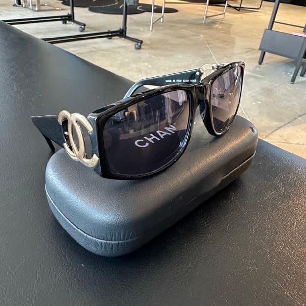정품 샤넬 코코로고 90s 빈티지 선글라스