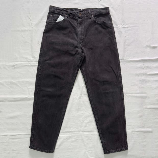 90s 리바이스 550 흑청 데님팬츠 W38 L30