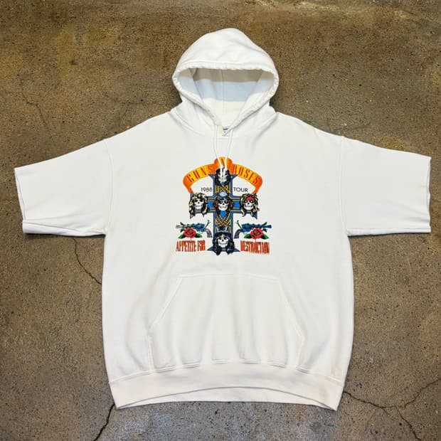 00s 미국 빈티지 길단 건스앤로지스 후드티 락티 밴드티