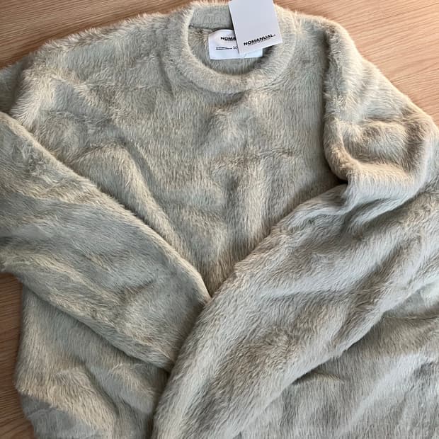 노매뉴얼 니트 L 그레이