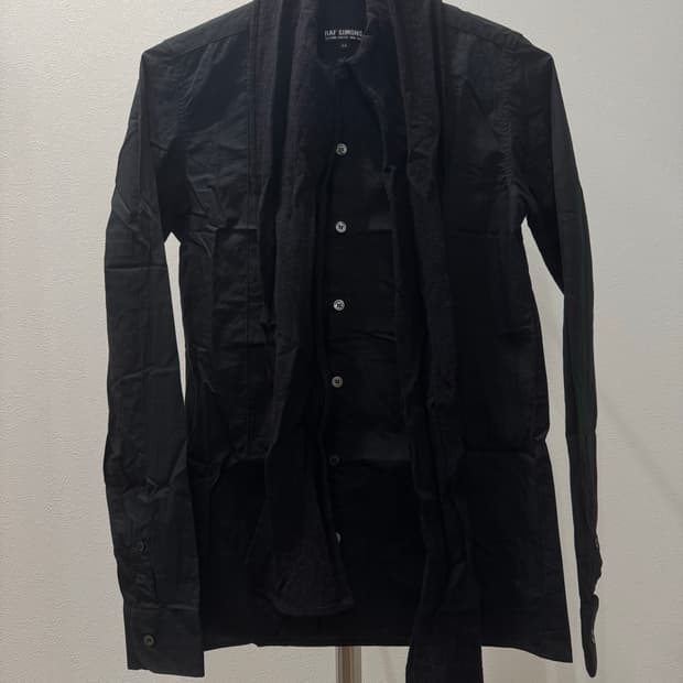 라프시몬스 08aw 스카프 레이어드 셔츠
