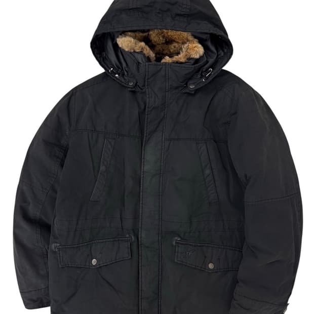 헨리코튼 덕다운 패딩 블랙 (XL) 