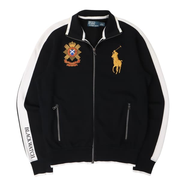 폴로 랄프로렌 블랙와치 빅포니 폴로 팀 트랙탑 자켓