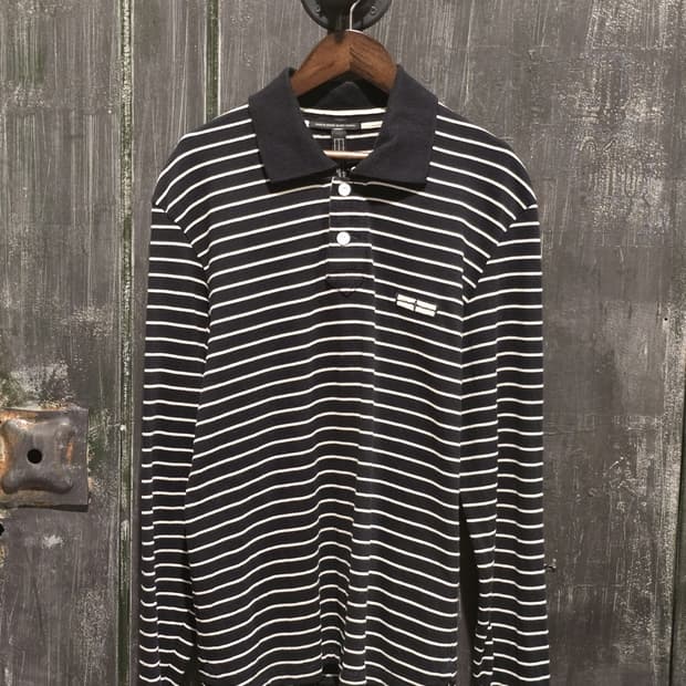 Stone Island Denims Striped Polo Shirt