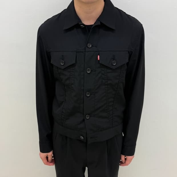 준야와타나베 x 리바이스 블랙 자켓