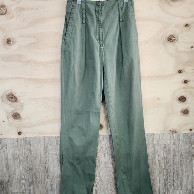 1049) 산드로 린넨블랜드 면 바지