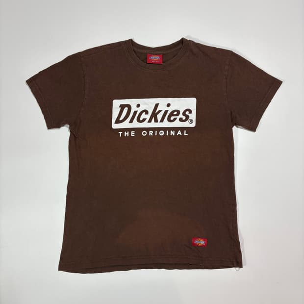 디키즈 브라운 빅로고 반팔티
