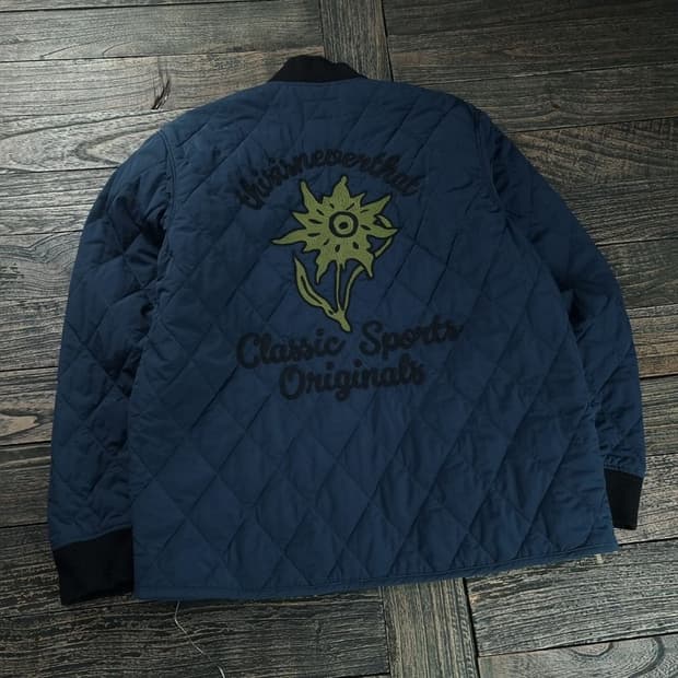 [디스이즈네버댓] 자수 퀄팅 퀼팅 자켓 M18389