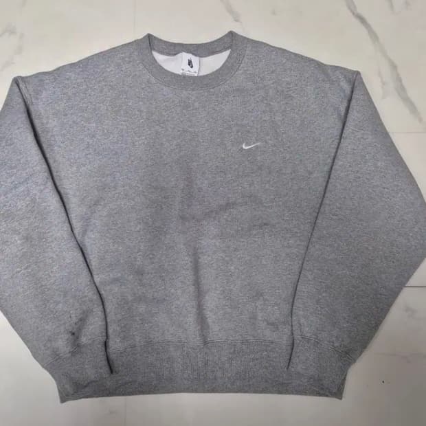 나이키 NRG 솔로스우시 플리스 그레이 XXL