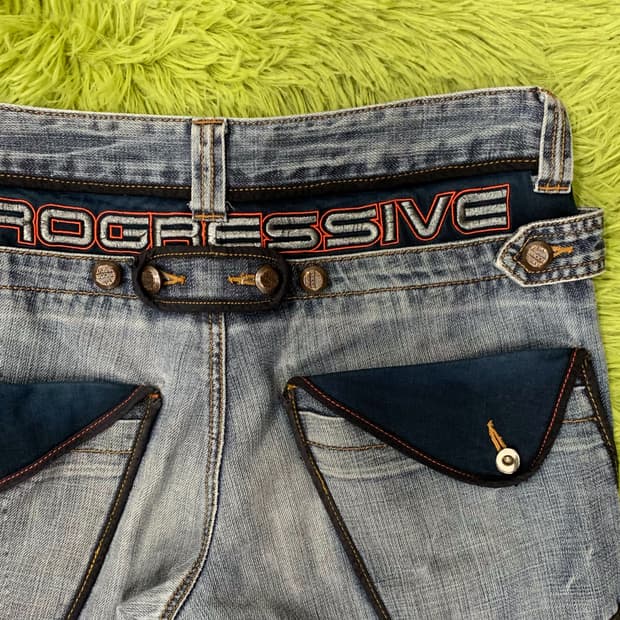 [31] EXR PROGRESSIVE 와이드핏 유틸리티 데님팬츠