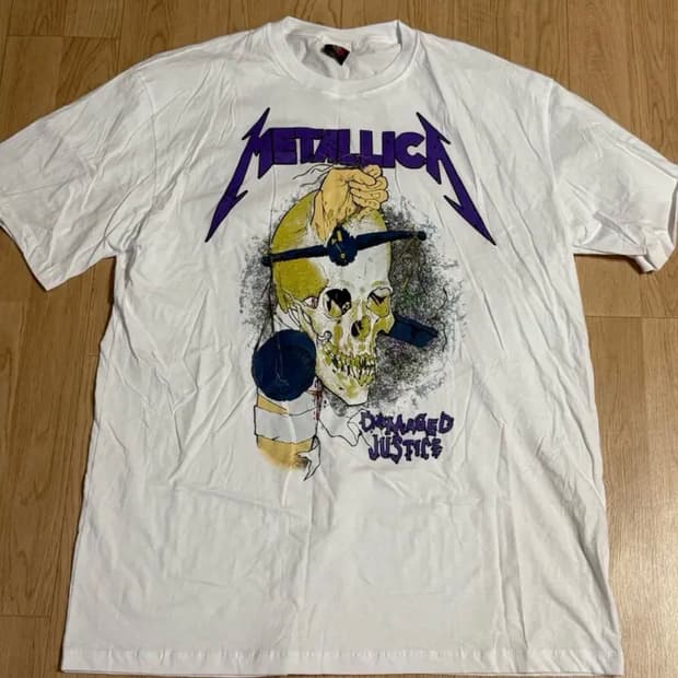 메탈리카 락티 반팔티