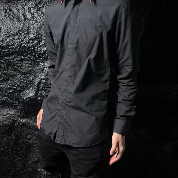 Givenchy 16FW Star Collar Cotton Shirt