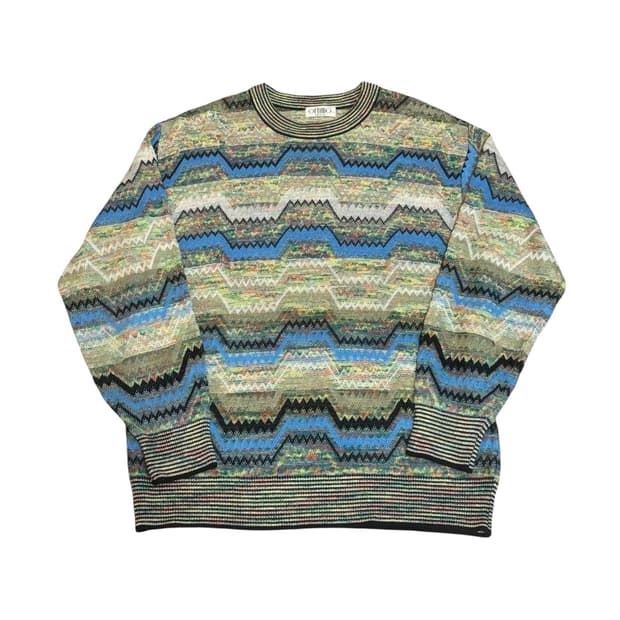 OTTIMO 빈티지 패턴 니트