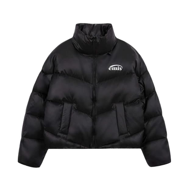 이미스 / DUCK DOWN CROPPED PADDING-BLACK