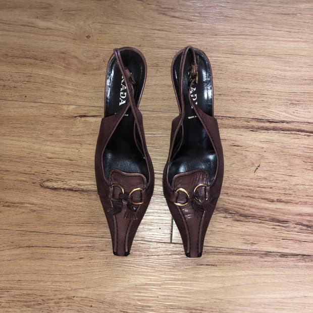 프라다 펌프스 샌들 힐 🎠 