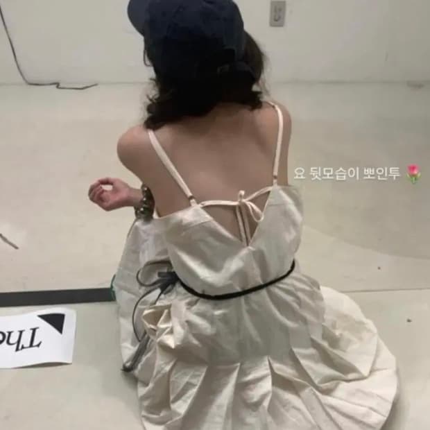 더바넷 x 리본빛 ribbonbit 집업 드레스