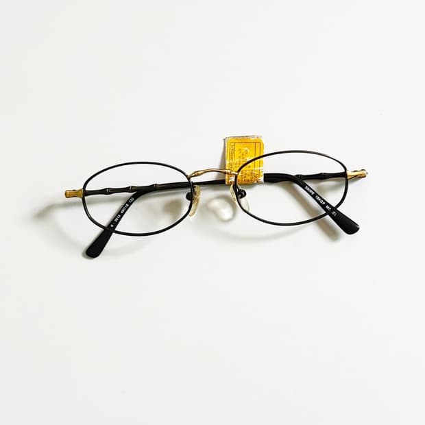 일본제 SNIPE 슬림 오벌 메탈 프레임 빈티지 안경