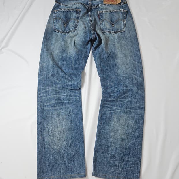 90s 리바이스 501 오리지널 스트레이트 데님팬츠 진 빈티지 30x33