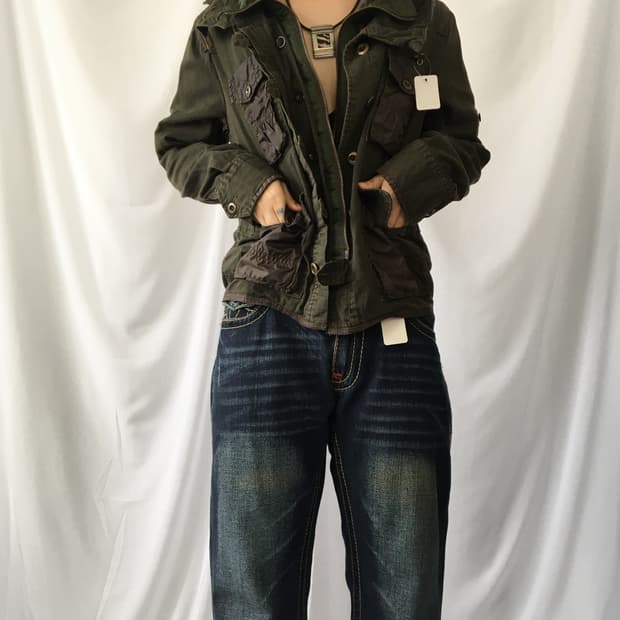 Avirex mfg high neck jacket