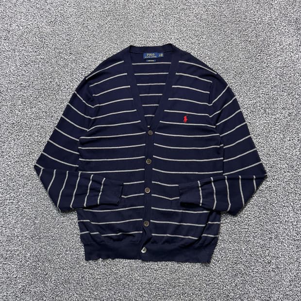 Name : 폴로 랄프로렌 스트라이프 네이비 가디건 :) 