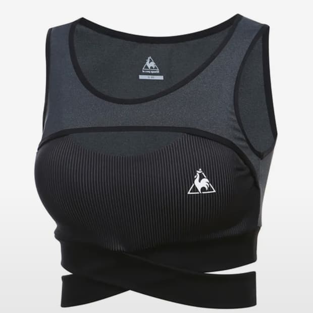 르꼬끄 서포트 골지배색 크롭탑 / 브라탑 L(95)사이즈 새제품❤️‍🔥