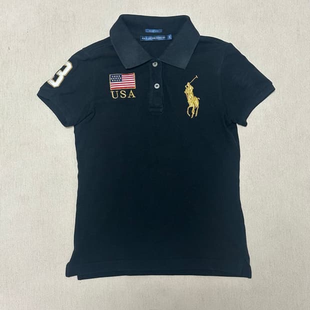 폴로 빅포니 치프키프 USA 금장 카라티