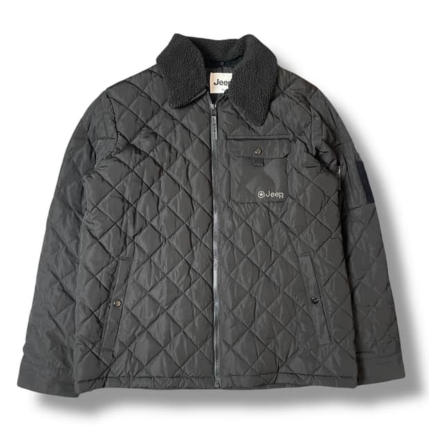 JEEP 지프 덕다운 블랙 퀄팅자켓 110