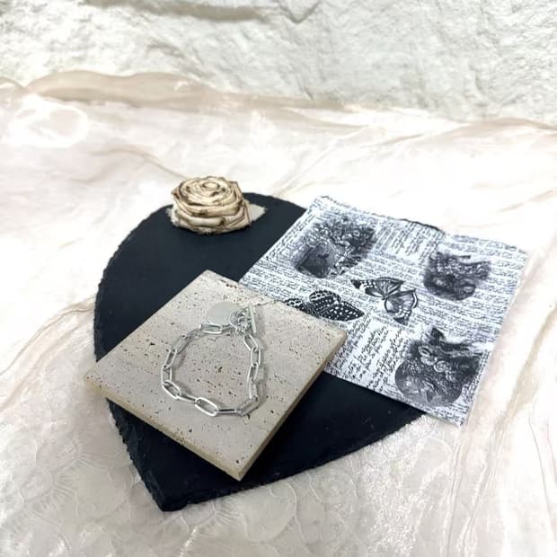 빈티지 실퍼톤 마테 링크 OT고리 팔찌2