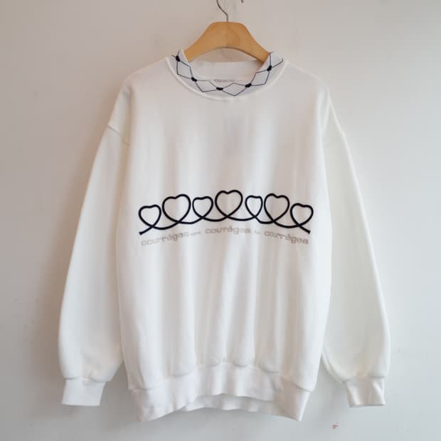 Courreges 쿠레쥬 빈티지 스웻셔츠