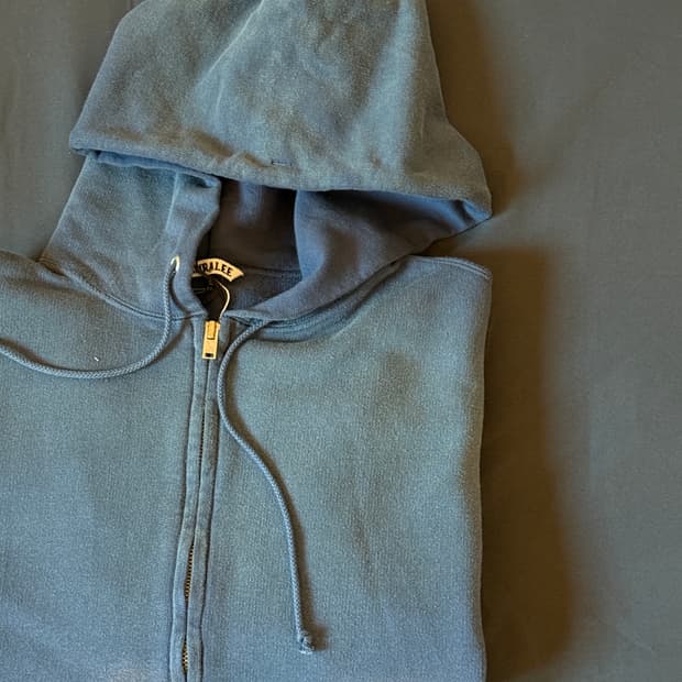 오라리 피마 후드집업 라이트네이비 4사이즈