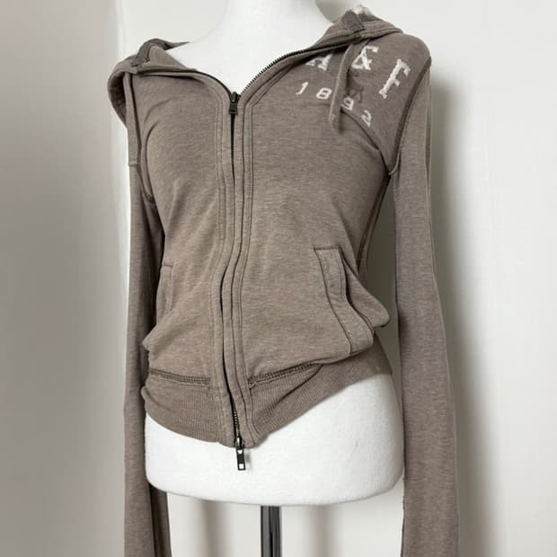 아베크롬비 초코 후드집업