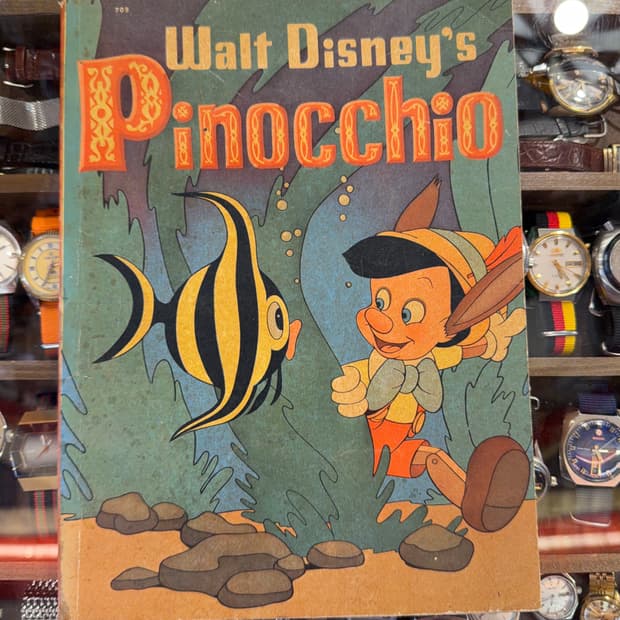 빈티지 소품 1939년 피노키오 초판 책