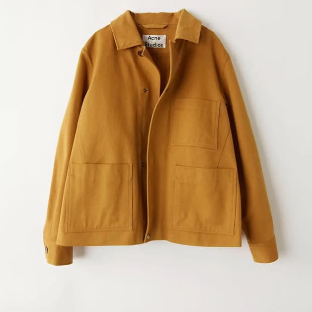 아크네 스튜디오 코튼 트윌 자켓 앤티크 브라운 50사이즈