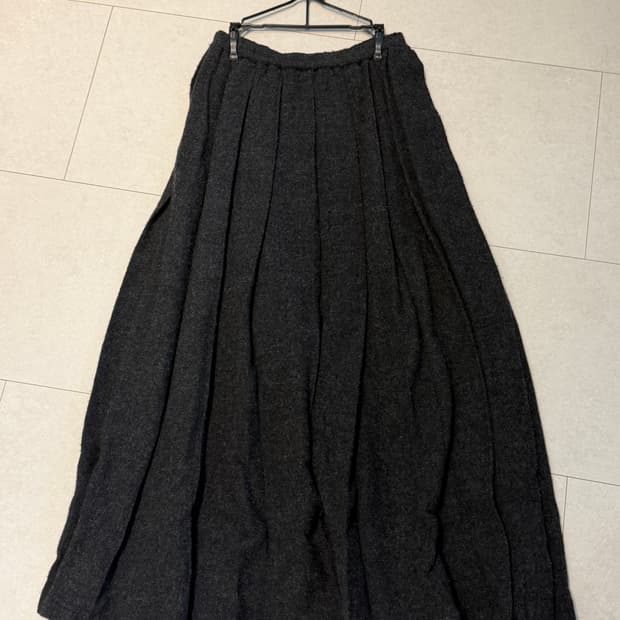 꼼데가르송 AD1998 울 플리츠 롱스커트