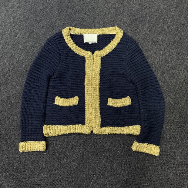 3.1필립림 니트 트위드 자켓