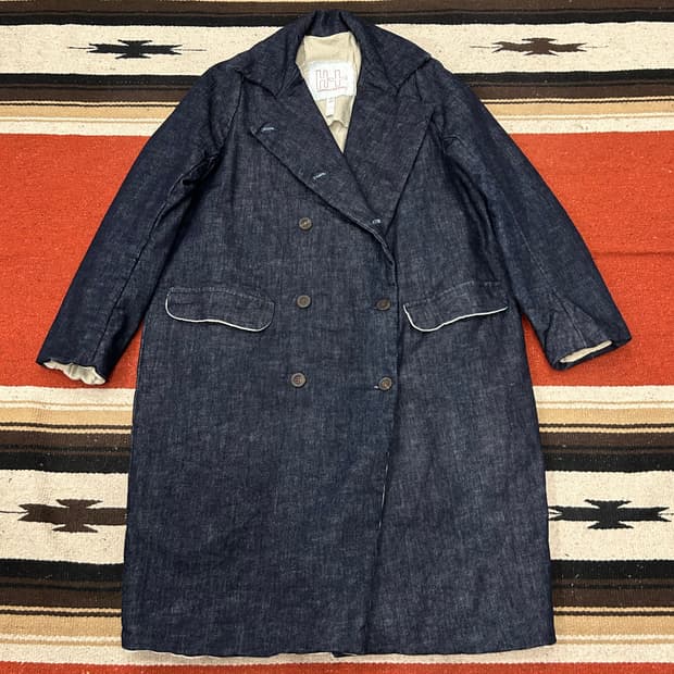 Hannoh wessel 아노베셀 데님 더블 코트