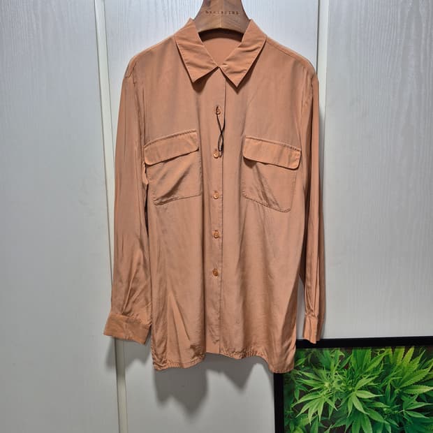 (세일) JPN VTG. 살구색 셔츠 블라우스