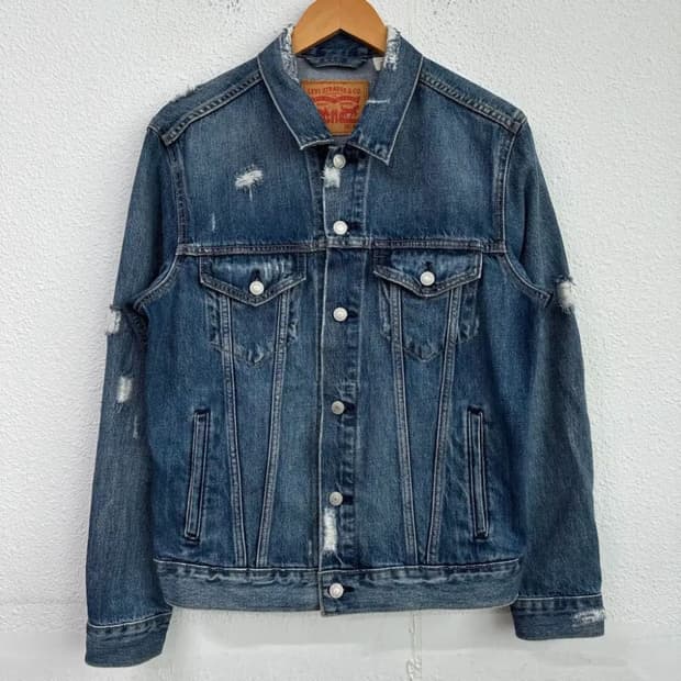 리바이스 데님자켓 m