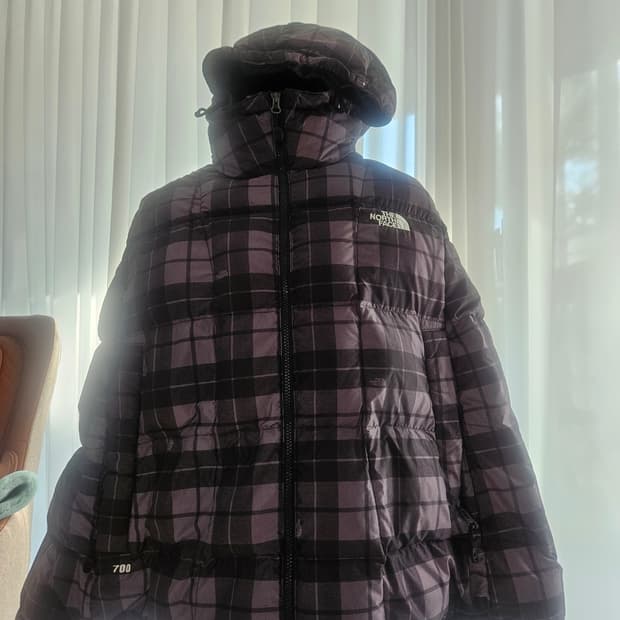 노스페이스 빈티지 패딩케이프