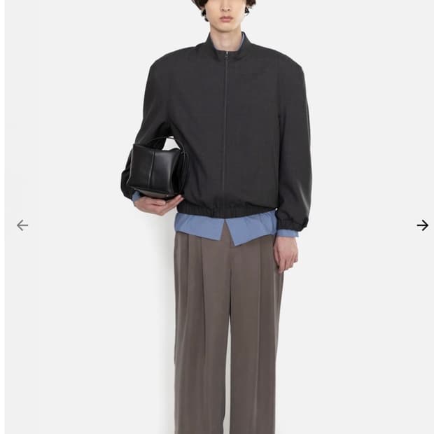 [구매]아모멘토 울 오버사이즈 블루종M