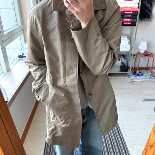 타미힐피거 트렌치 코트 자켓