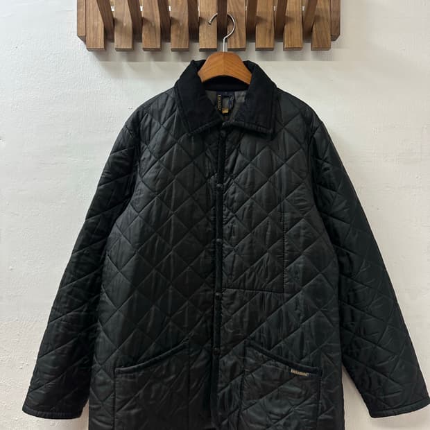 Lavenham라벤햄 다이아 블랙 퀼팅 재킷 Made in England