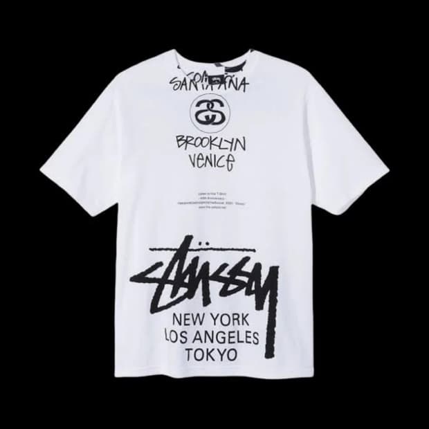 스투시 x 솔로이스트 40 월드투어 티셔츠