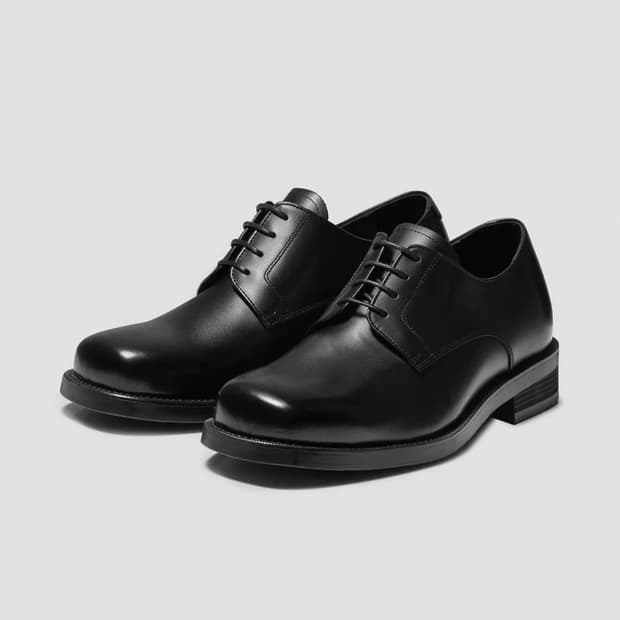 무신사 스탠다드 키높이 스퀘어 더비슈즈 285