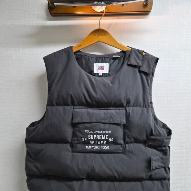 L) 슈프림 X WTAPS 21FW 택티컬 다운 베스트 팝니다