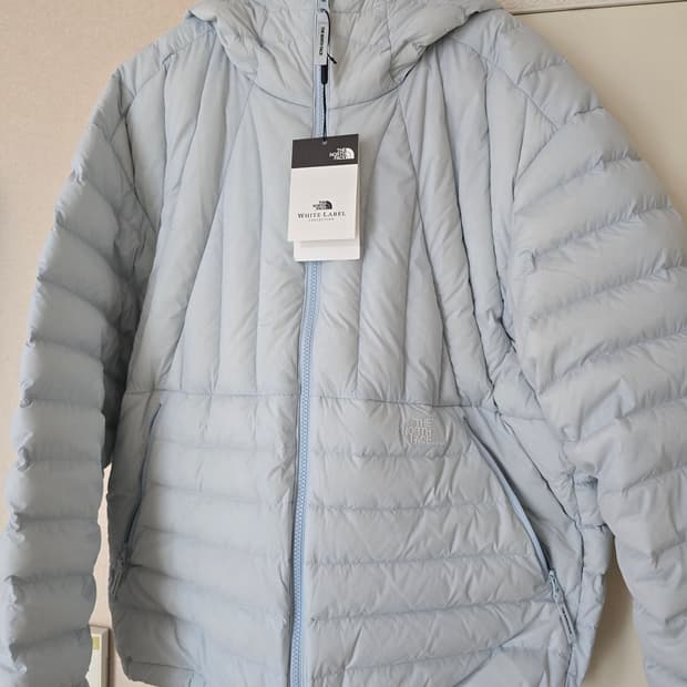 노스페이스 경량 패딩 스카이블루 XL