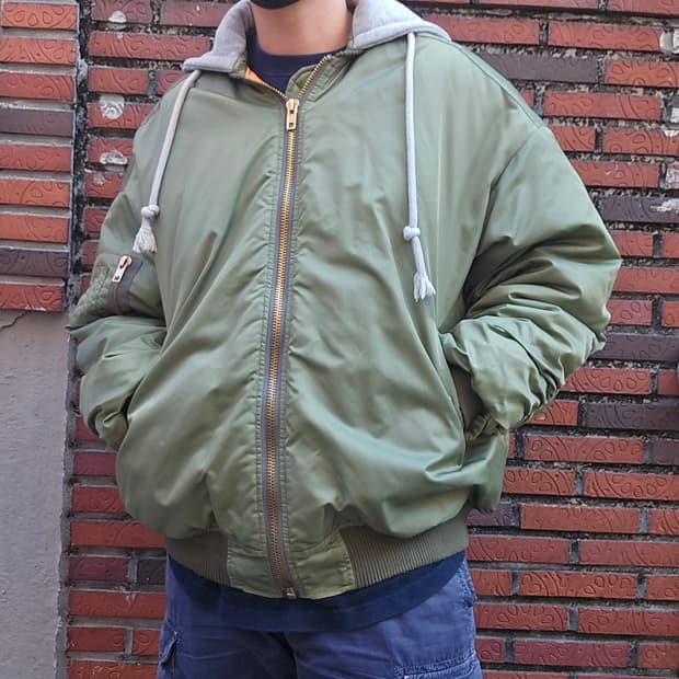 제곱 X2 콜렉션 남성 항공 패딩점퍼