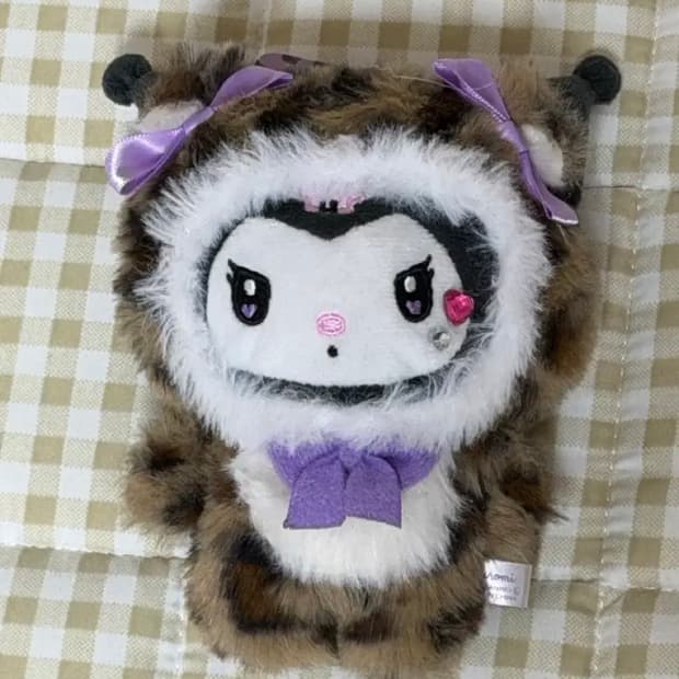 산리오 쿠로미 레오파드 인형키링